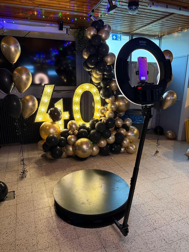 Veertig jaar, gevierd met de 360 Booth