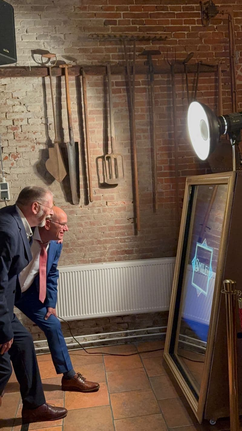 De Fotospiegel op een zakelijk event