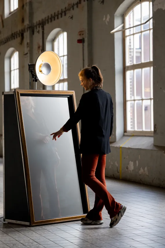 Spiegelbooth in actie!