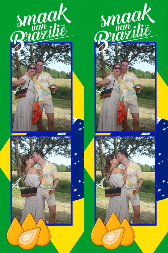 Voorbeeld fotokader spiegelbooth